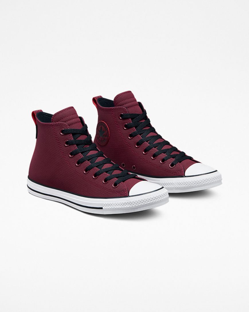 Tenisky Vysoke Converse Chuck Taylor All Star TecTuff Panske Tmavo Červené Biele Čierne | SK FGALK3